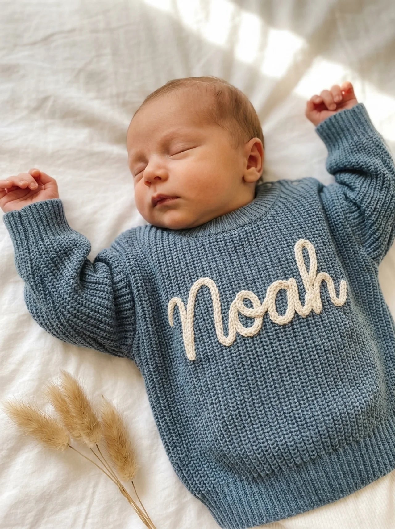 Personalized Baby Knit Sweater | Sibling Bundle