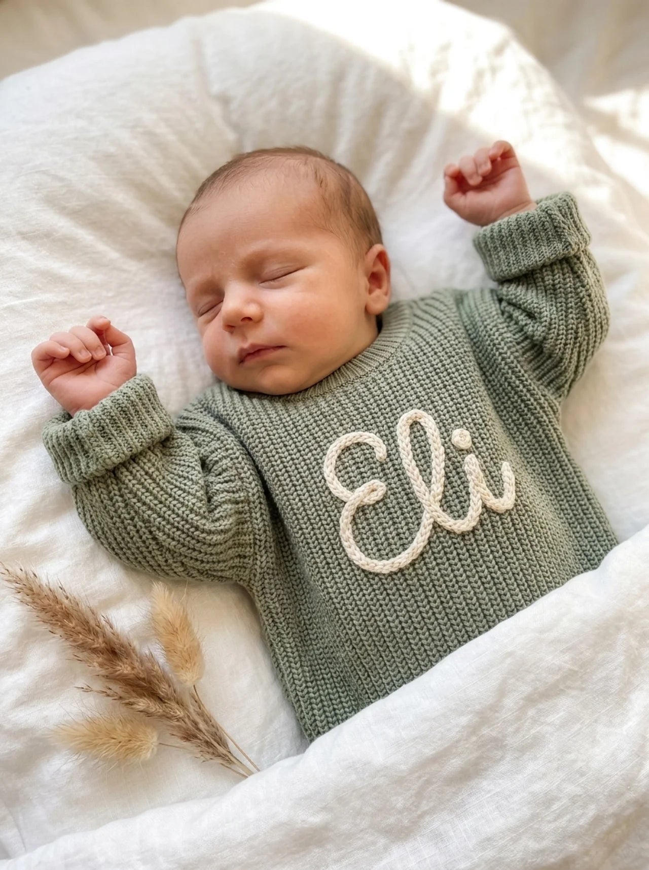 Personalized Baby Knit Sweater | Sibling Bundle